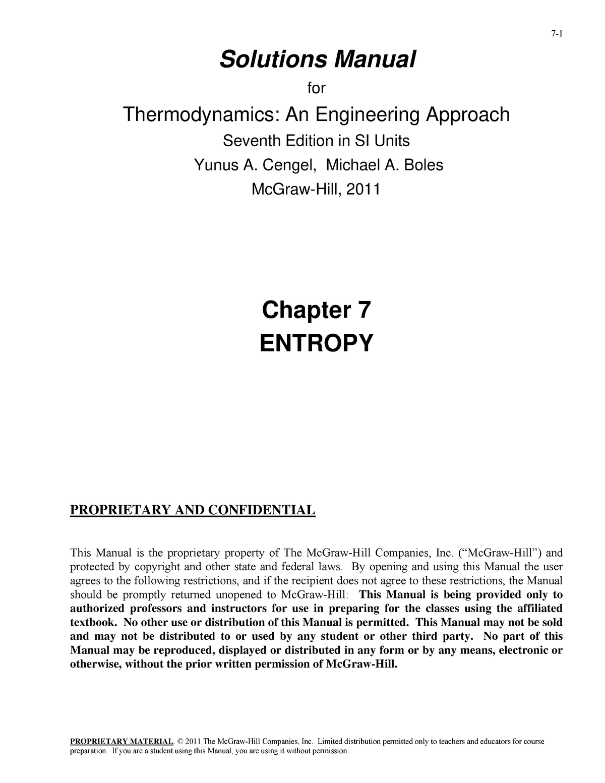 Thermodynamics zemansky solution manual pdf